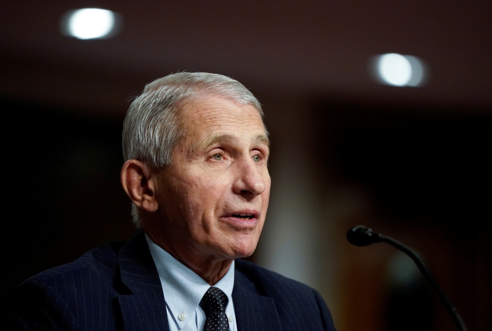 White House Chief Medical Adviser Anthony Fauci in Washington, U.S., November 4, 2021. REUTERS/Elizabeth Frantz/File Photo