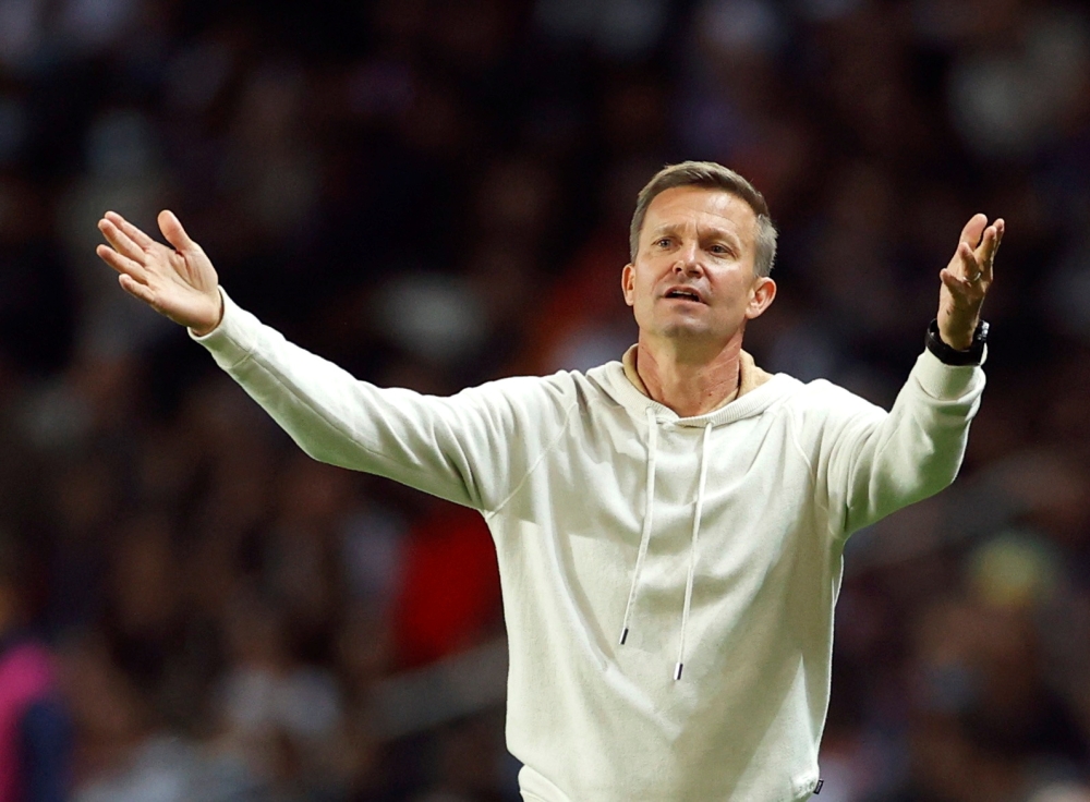 RB Leipzig coach Jesse Marsch reacts REUTERS/Christian Hartmann/File Photo