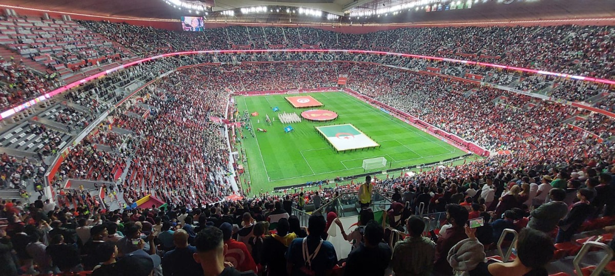 A general view of Al Bayt Stadium during the FIFA Arab Cup final on Saturday. PICS: Salim Matramkot 