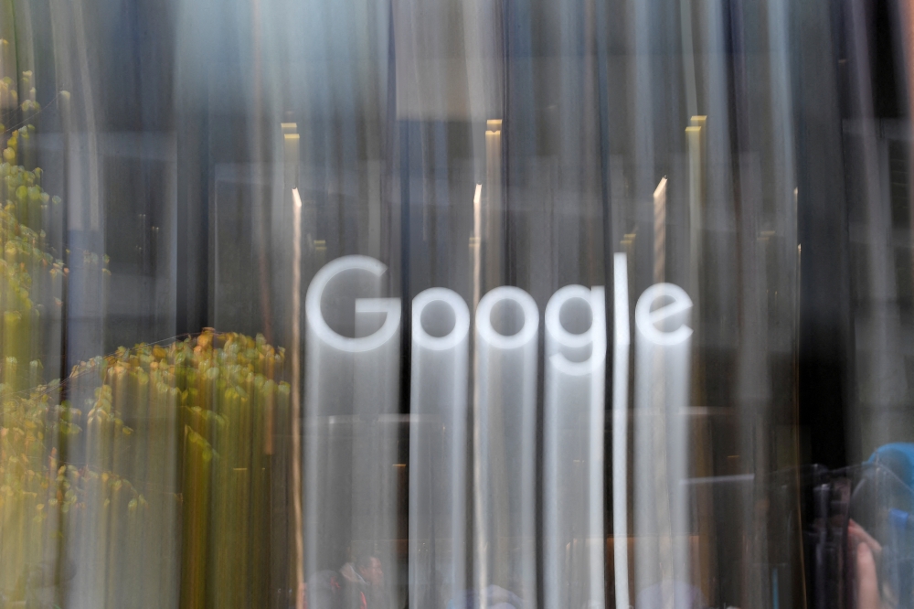FILE PHOTO: The Google name is displayed outside the company's office in London, Britain November 1, 2018. REUTERS/Toby Melville