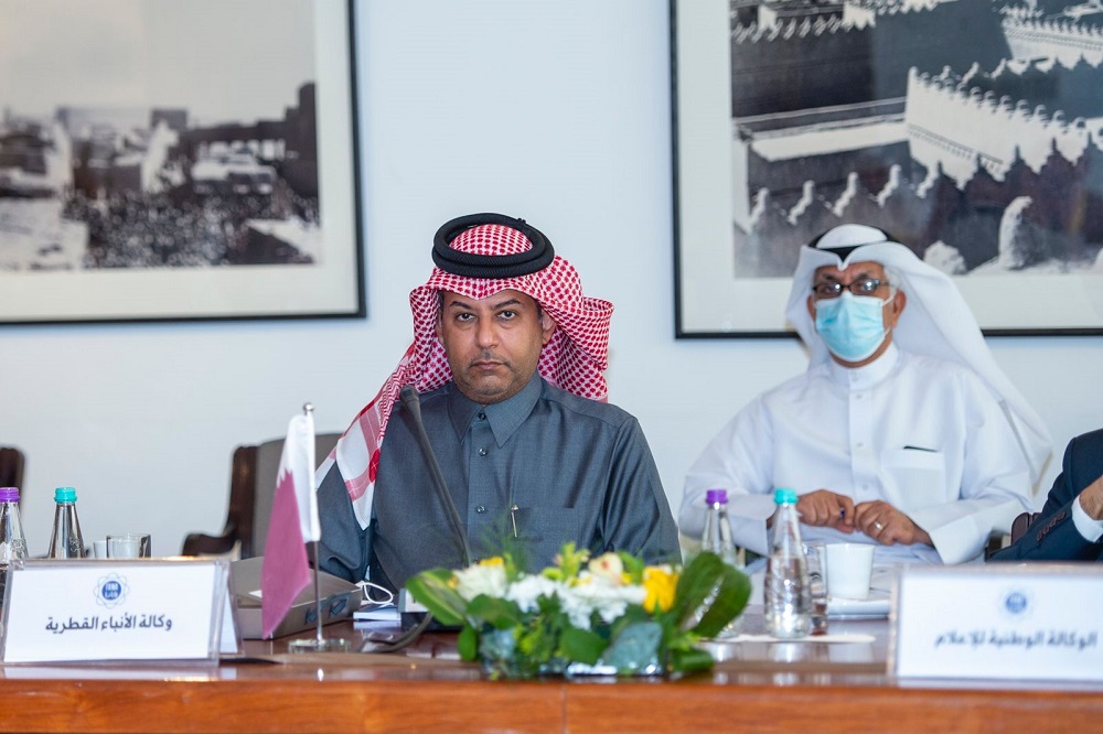 Director-General of Qatar News Agency Ahmed Said Jaber Al Rumaihi representing Qatar at 48th Conference of the General Assembly of the FANA.