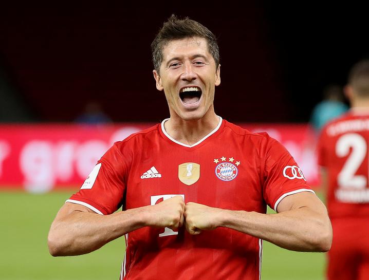 Bayern Munich's Robert Lewandowski. Alexander Hassenstein/Pool via REUTERS