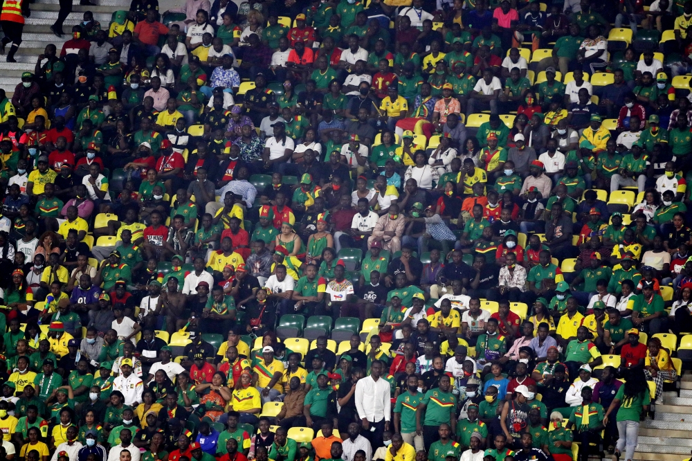 General view of Cameroon fans inside the stadium REUTERS/Mohamed Abd El Ghany
 