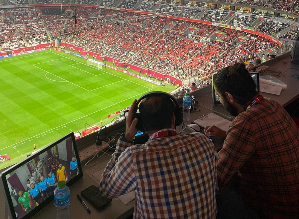 The training focused on aspects of audio-descriptive commentary 
