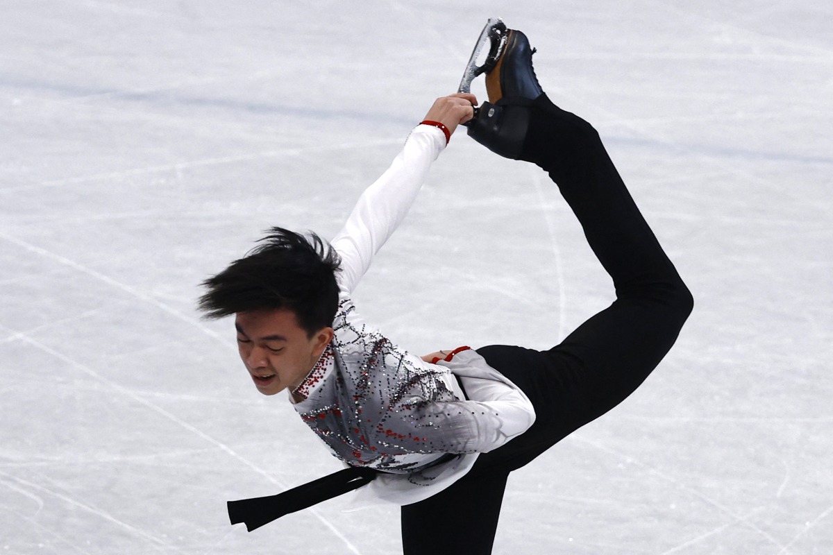 Vincent Zhou of the United States in action. REUTERS/Evgenia Novozhenina
