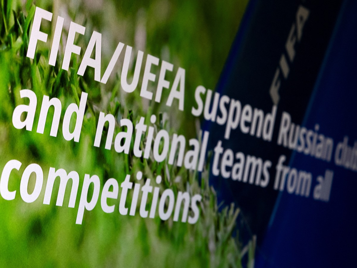 An announcement on the FIFA website is displayed in this illustration.