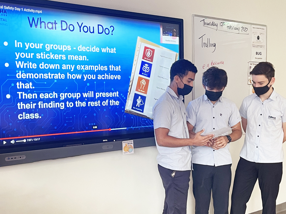 Doha College students.