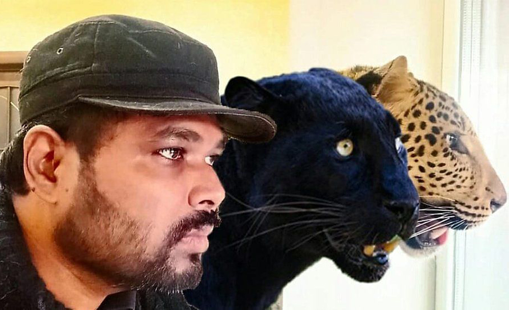 Dr Girikumar Patil with his pets 