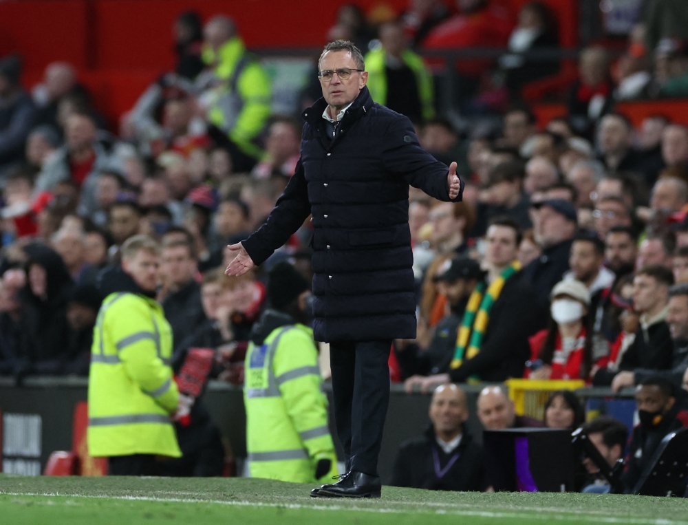 Manchester United interim manager Ralf Rangnick Reuters/Phil Noble