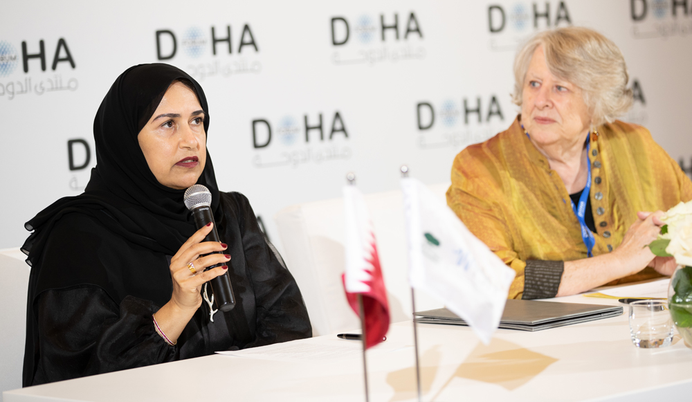 WISH CEO Sultana Afdhal (left), and Lady Rosalyn Morauta, Vice-Chair of the Board of the Global Fund, during the launch event.