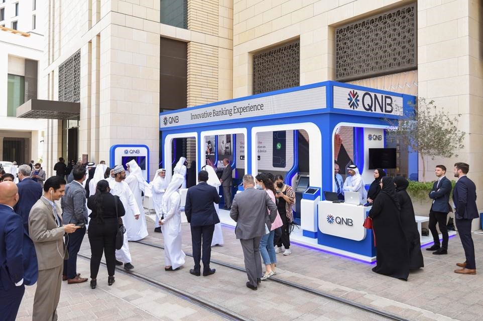 QNB pavilion at Smart City Expo Doha 2022.
