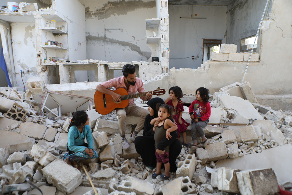 Idlib: A decade of war and destruction for freedom, a picture by Mouneb Nassar.
