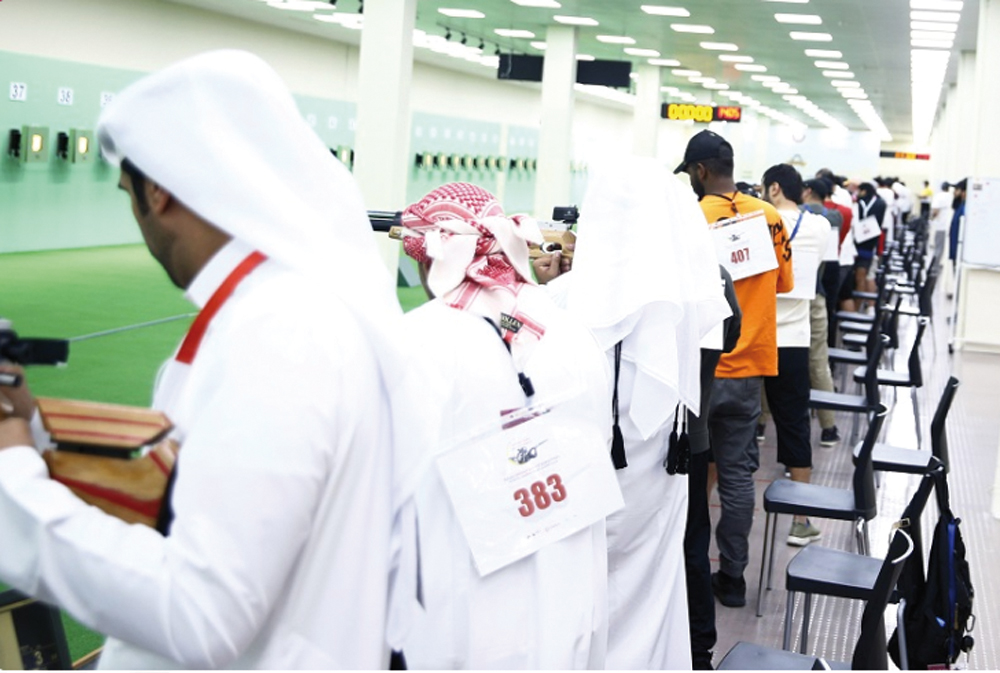 The opening day saw tough competition among the participants. 