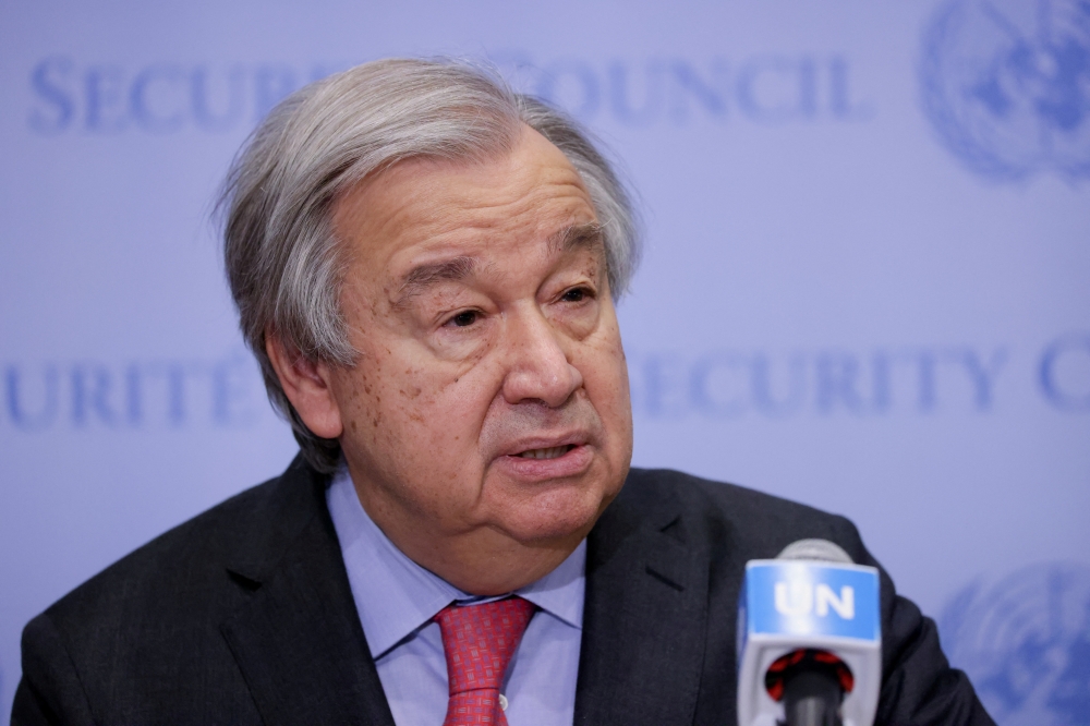 Secretary-General of the United Nations Antonio Guterres. File photo. 
