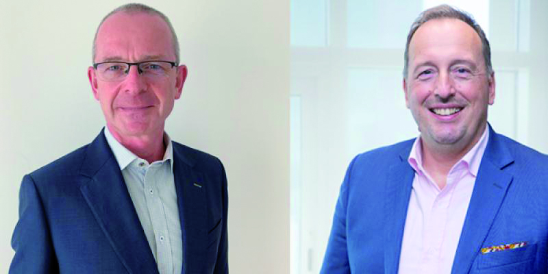 Günther Ottendorfer (right), Chief Technology and Infrastructure Officer at Ooredoo Qatar; and Kevin Murphy, Vice-President and Head of Ericsson Levant Countries