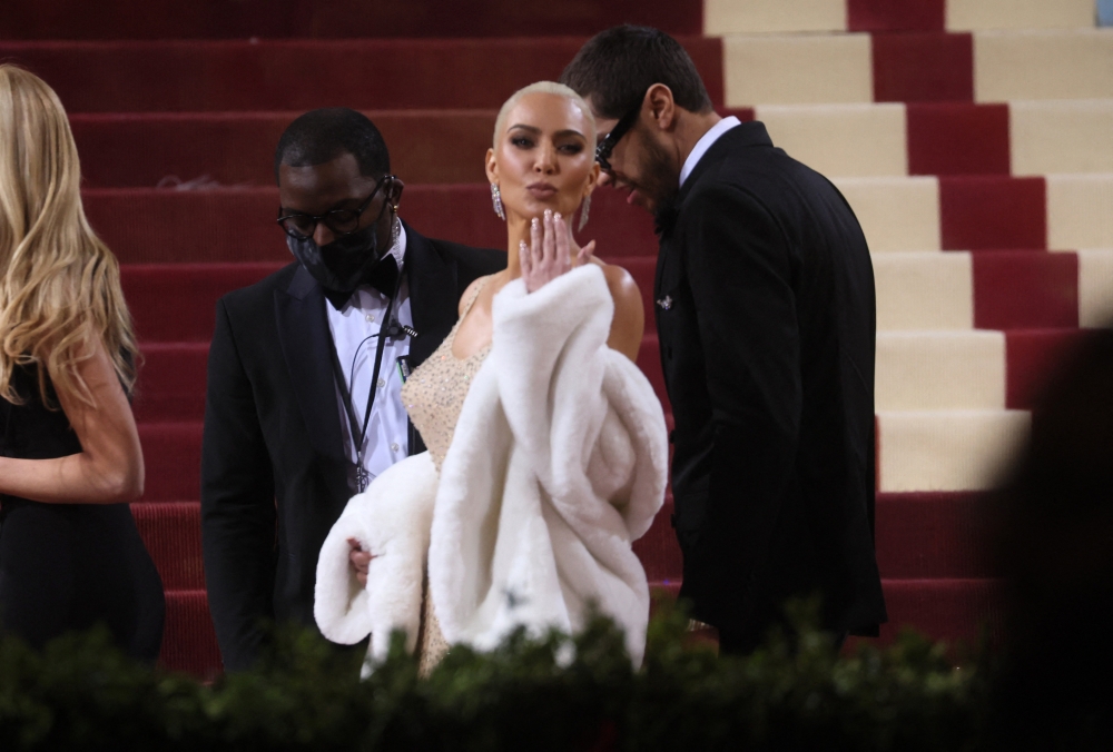 Kim Kardashian and Pete Davidson. Reuters/Brendan Mcdermid
