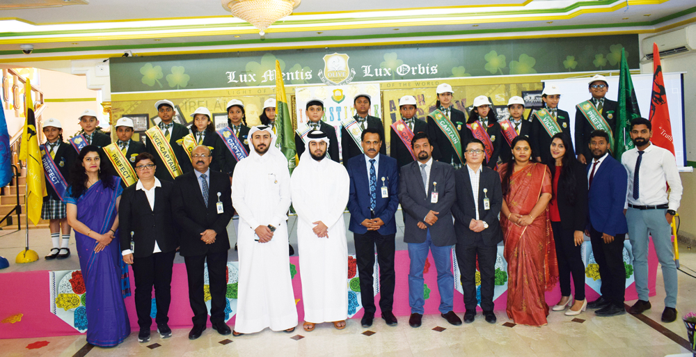 Olive International School inducts student leaders for new session