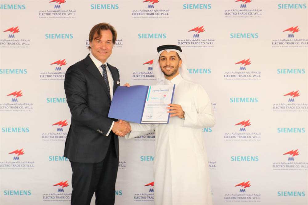 Officials during the agreement signing ceremony.