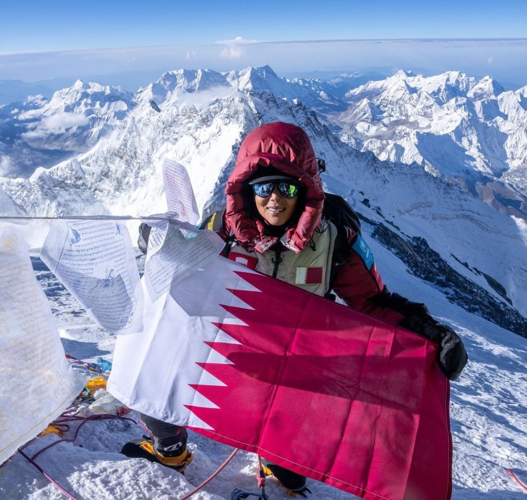Picture by Brodie Hood and Suman Gurung; shared on the official Instagram account of Sheikha Asma Al Thani
