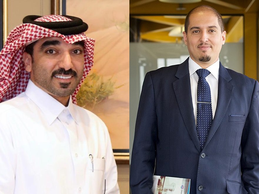 Owner and CEO of Al Adaam Real Estate Mohamed Al Harami (left) and Co-Founder and CEO of CrowdToLive Anour Adham