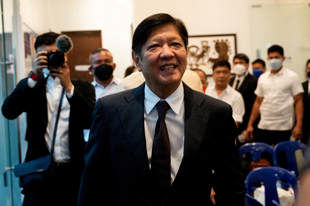 Philippine president-elect Ferdinand 