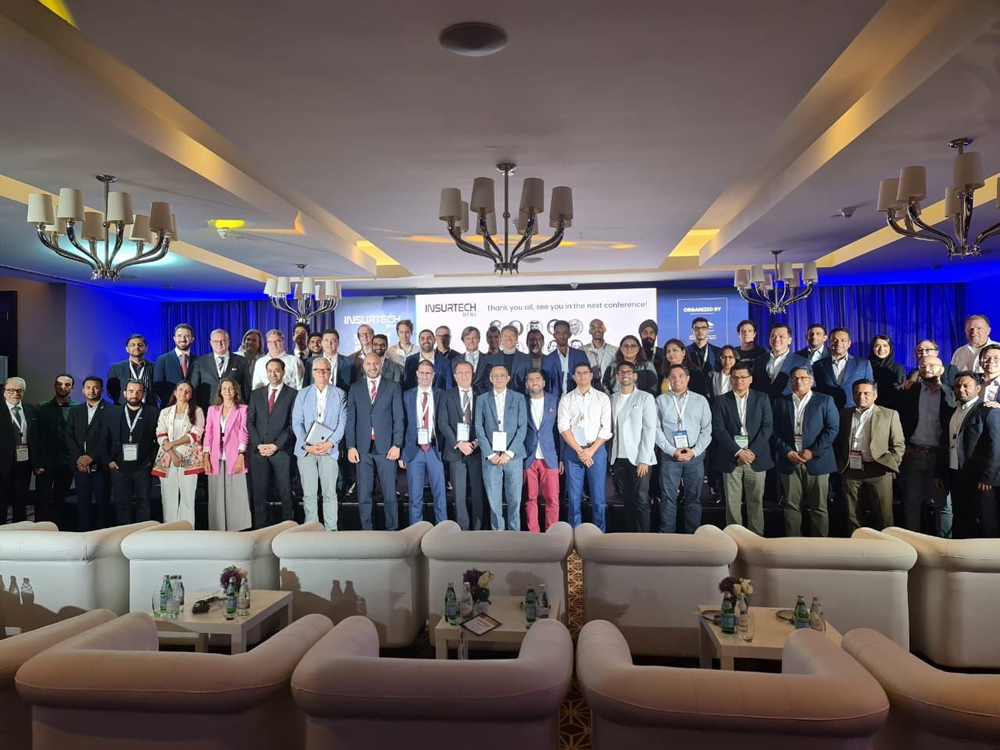 Officials and participants during InsurTech MENA 2022 conference.