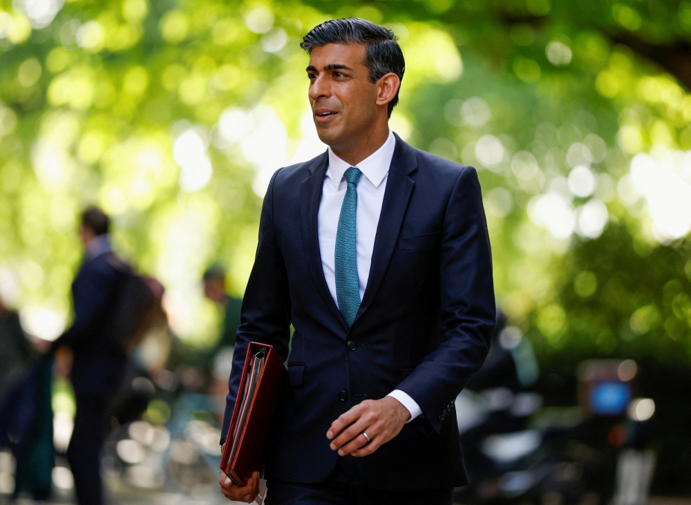 Former British Chancellor of the Exchequer Rishi Sunak. (REUTERS/John Sibley/File Photo)