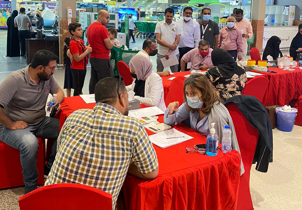 Officials during the event.