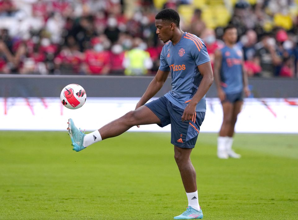 July 11, 2022 Manchester United's Anthony Martial during training REUTERS/Athit Perawongmetha

