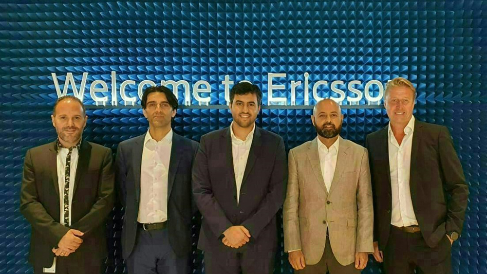 Ooredoo Executives during a visit to Ericsson in California.