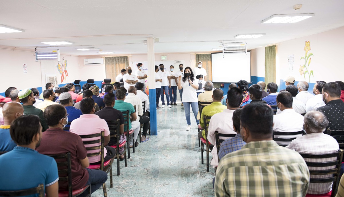 Participants during the “Nayi Disha” session organised by Galfar Al Misnad recently. 