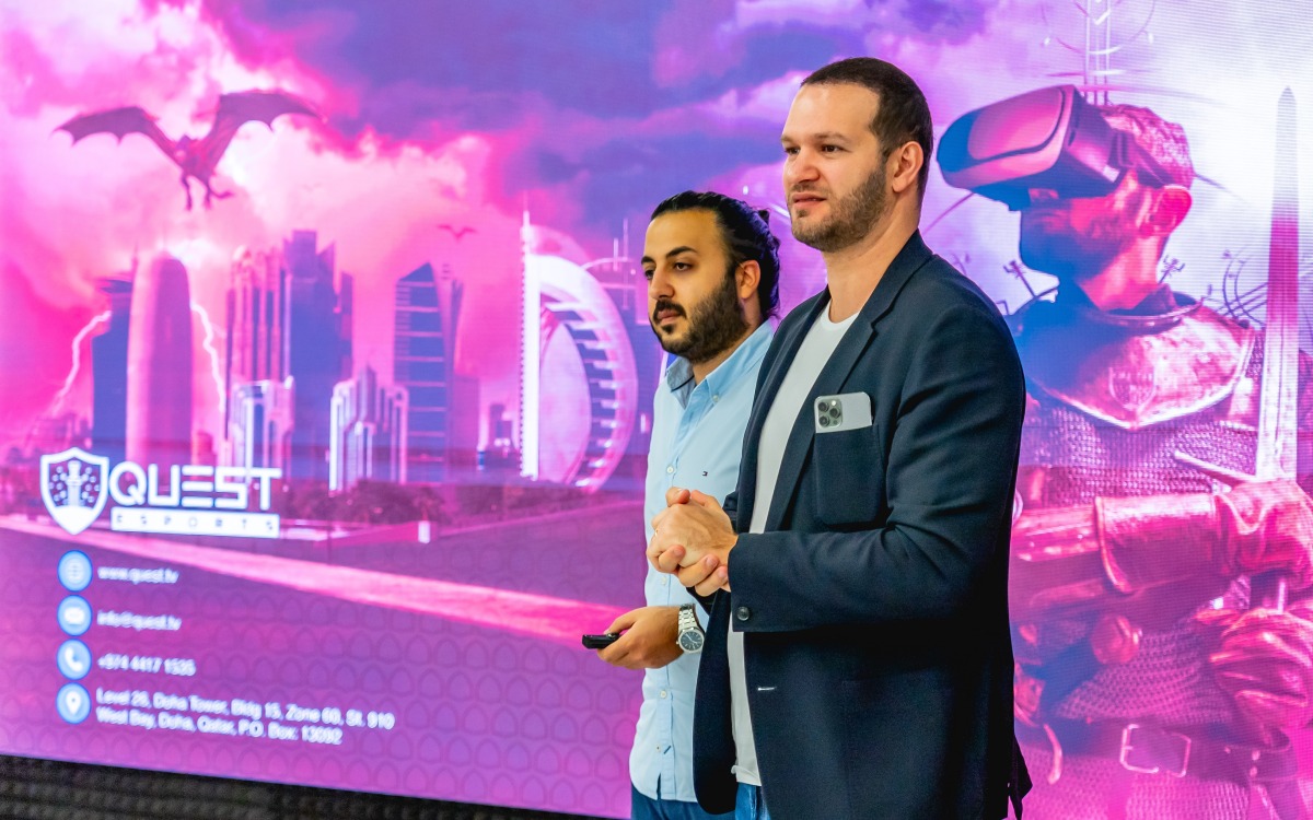 QUEST Chief Executive Officer Elie Honain (right) and Chief Strategy Officer Elie Gemayel.