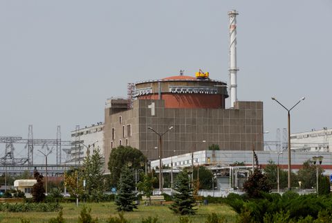 A view shows the Zaporizhzhia Nuclear Power Plant in the course of Ukraine-Russia conflict outside the Russian-controlled city of Enerhodar in Zaporizhzhia region, Ukraine August 22, 2022. REUTERS/Alexander Ermochenko