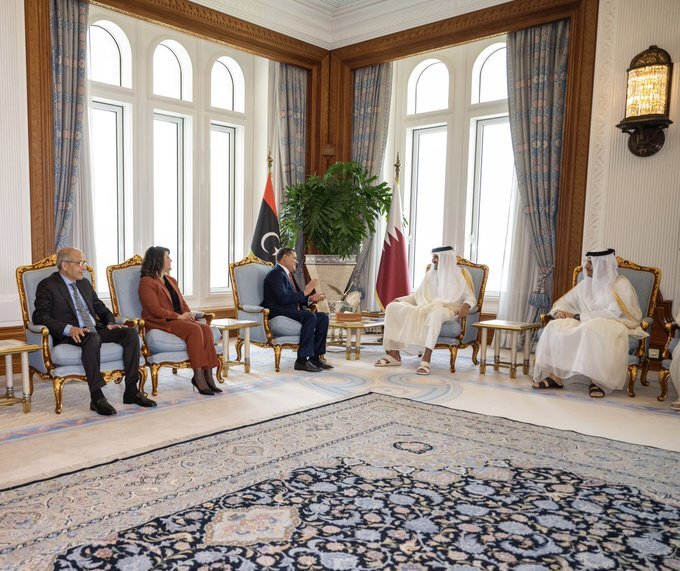 Amir meets Head of Libyan Government of National Unity