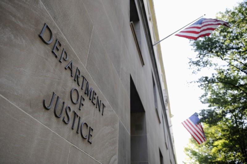 The exterior of the US Department of Justice headquarters building in Washington, on July 14, 2009. File Photo / Reuters
