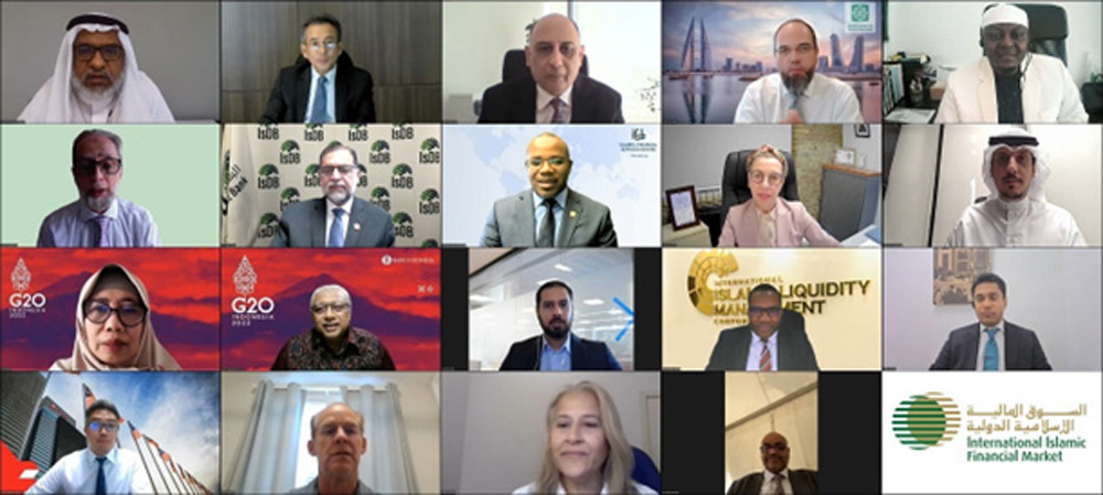 Participants during the webinar.