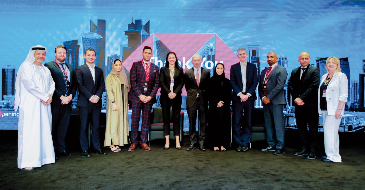 Officials and participants during the HSBC Economist Roadshow, in Doha, recently. 