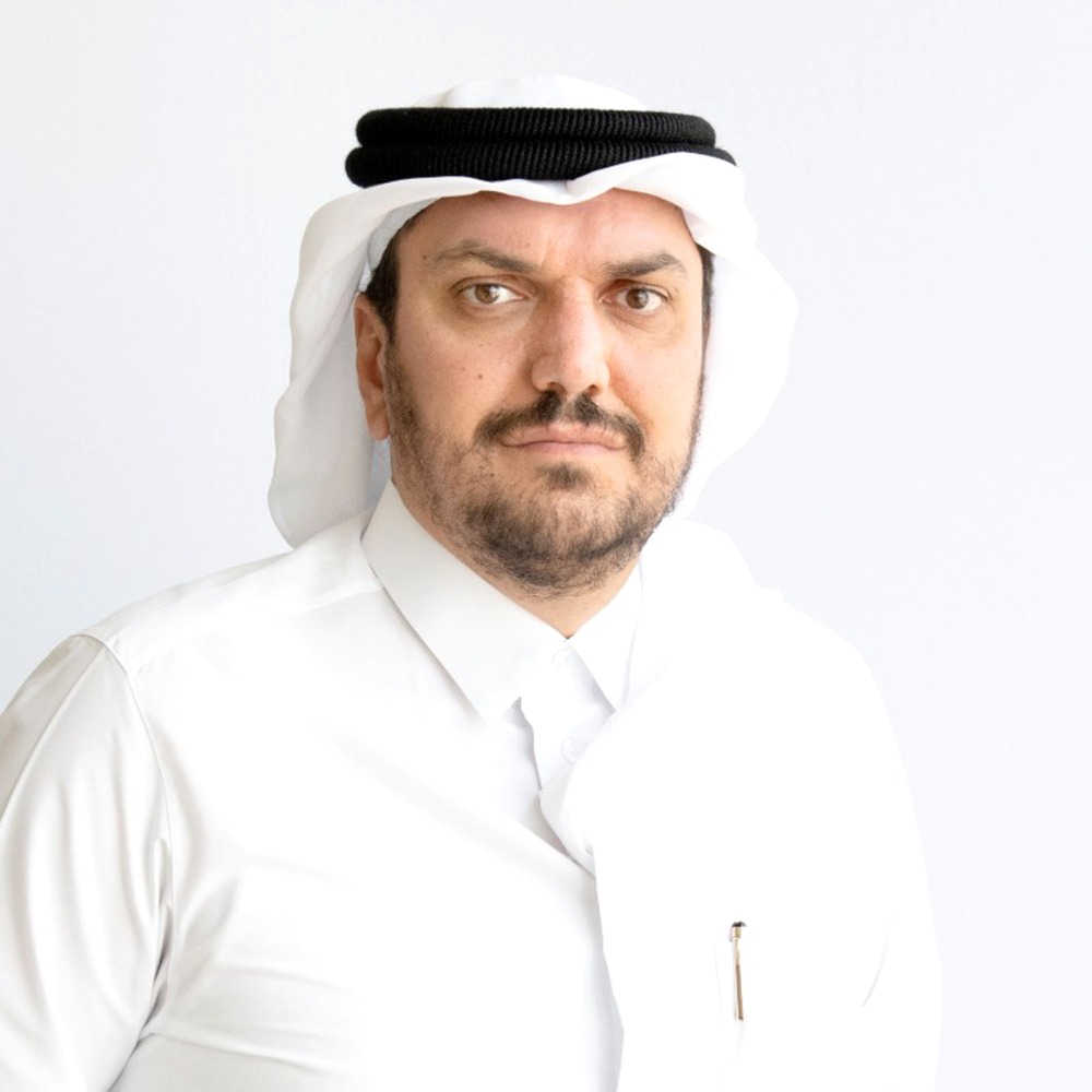 Chairman of the Board of Directors of the Qatari 'Estithmar Holding' Company Moutaz Al Khayyat 