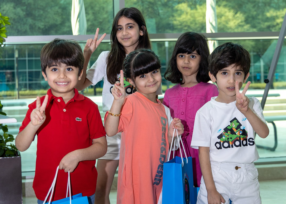 Young students at the event.