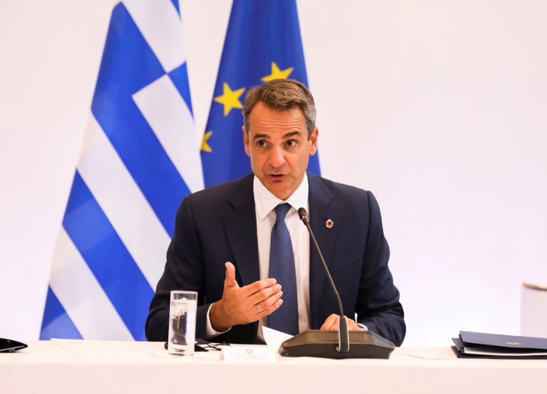 File photo: Greek Prime Minister Kyriakos Mitsotakis. (Reuters)