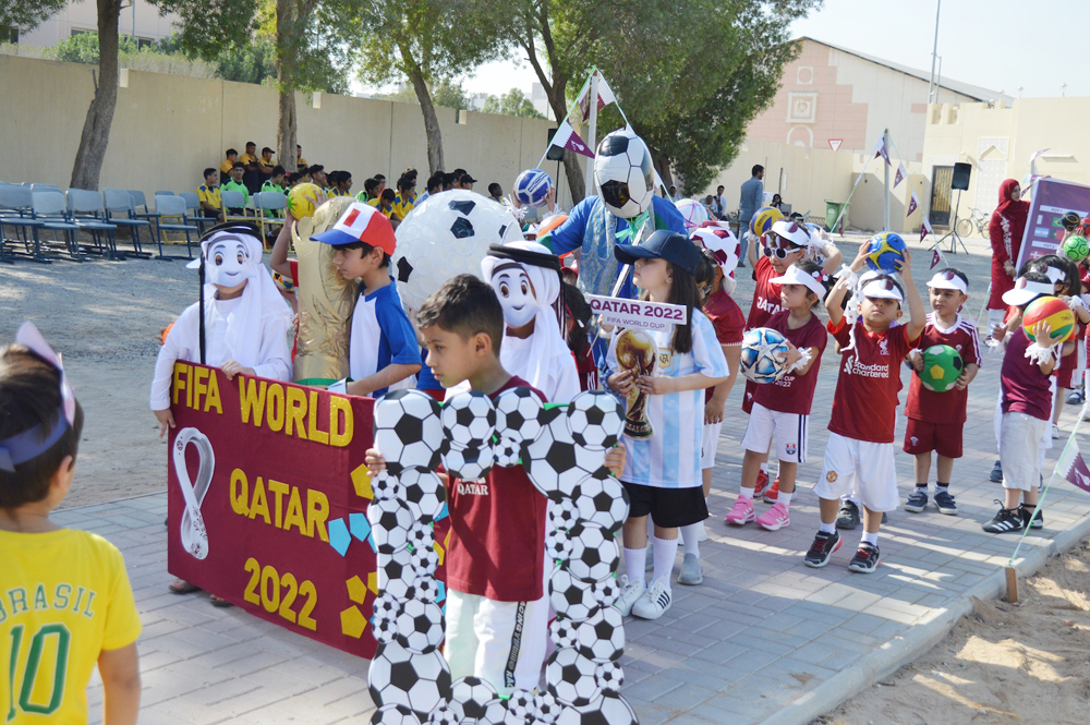 Pakistan International School students taking part in the celebrations.
