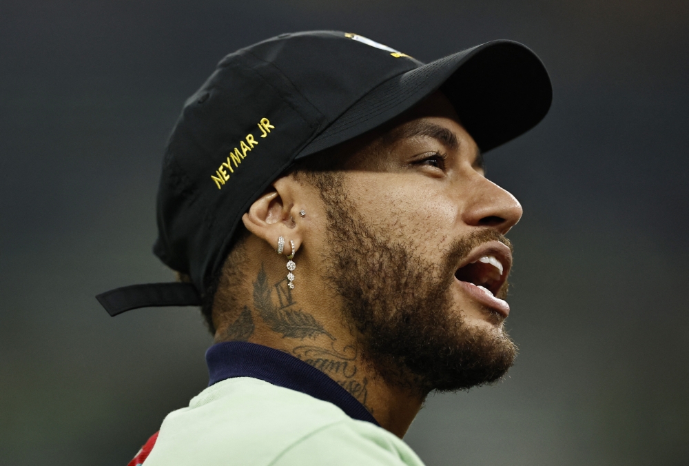 Brazil's Neymar reacts after the match REUTERS/Hamad I Mohammed