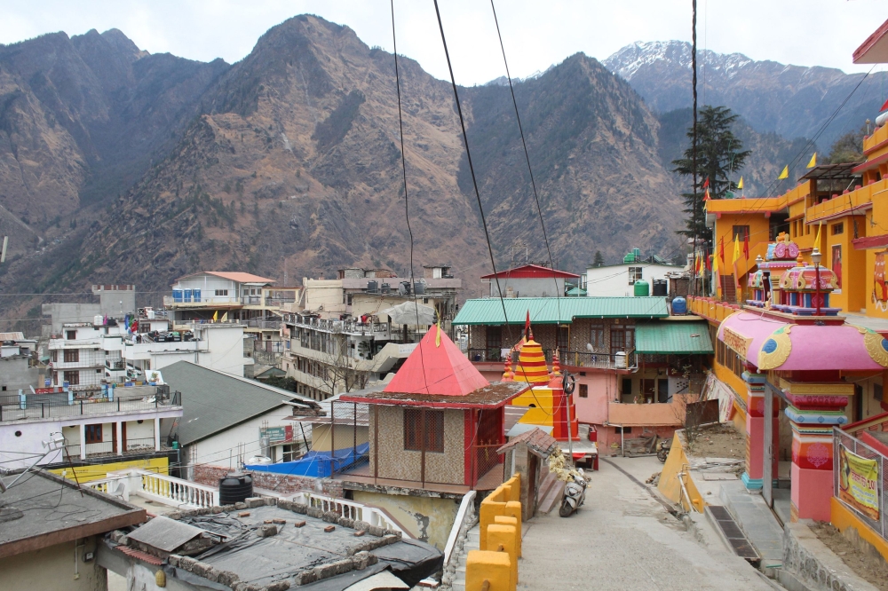A general view shows the town of Joshimath in Chamoli district of Uttarakhand state on January 11, 2023. (Photo by AFP)
 