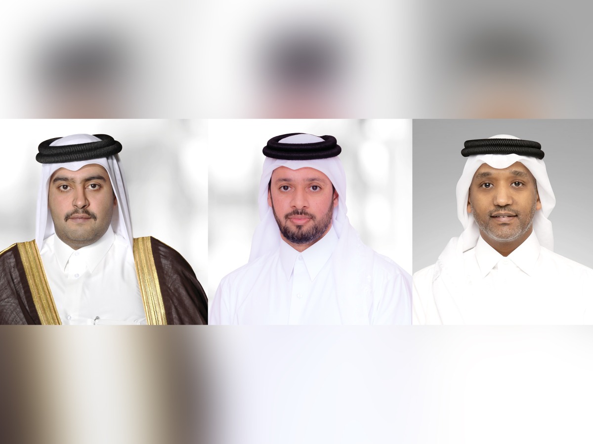 From left: Sheikh Mohammed bin Hamad bin Jassim Al Thani, Chairman of Dukhan Bank; Khalid Al Subeai, Advisor to the Chairman of the board of directors; and  Ahmed Hashem, Acting CEO of Dukhan Bank.