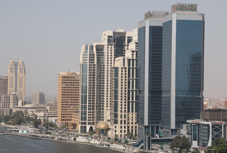 General view of hotels, banks and office buildings by the Nile River in Egypt, on September 12, 2022. File Photo / Reuters