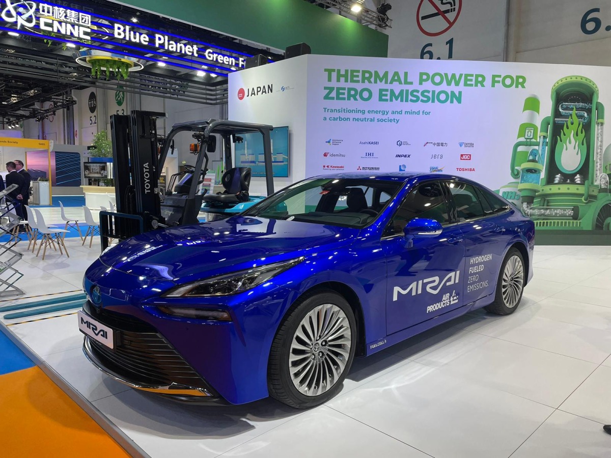 The Company exhibits the zero-emission Mirai Fuel Cell Electric Vehicle and Fuel Cell Forklift during prestigious annual sustainable energy conference in Abu Dhabi.