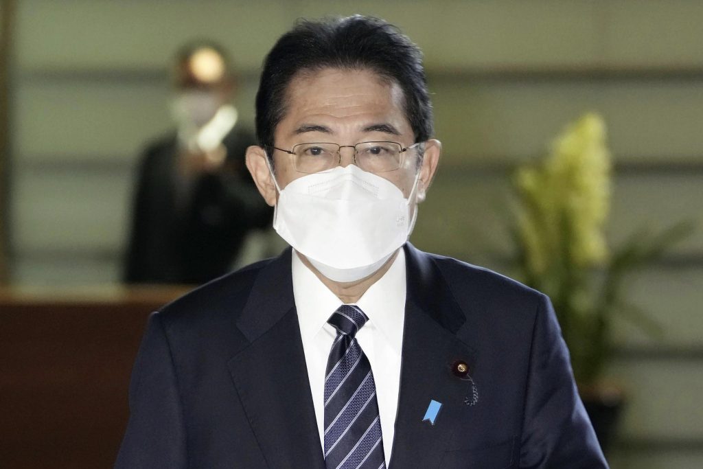 Japan's Prime Minister Fumio Kishida arrives at his office in Tokyo, Jan 20, 2023. US, Jan 14, 2023. (File photo: Kyodo News via AP)
