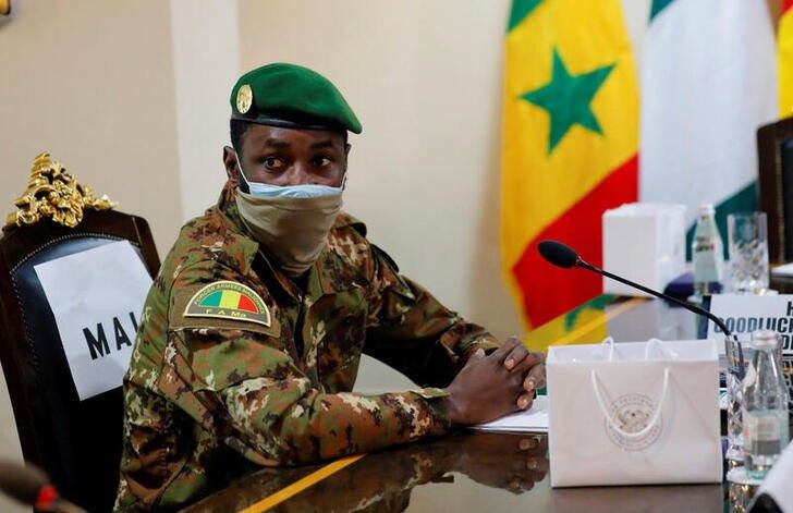 Colonel Assimi Goita, leader of Malian military junta, attends the Economic Community of West African States (ECOWAS) consultative meeting in Accra, Ghana on September 15, 2020. File Photo / Reuters
