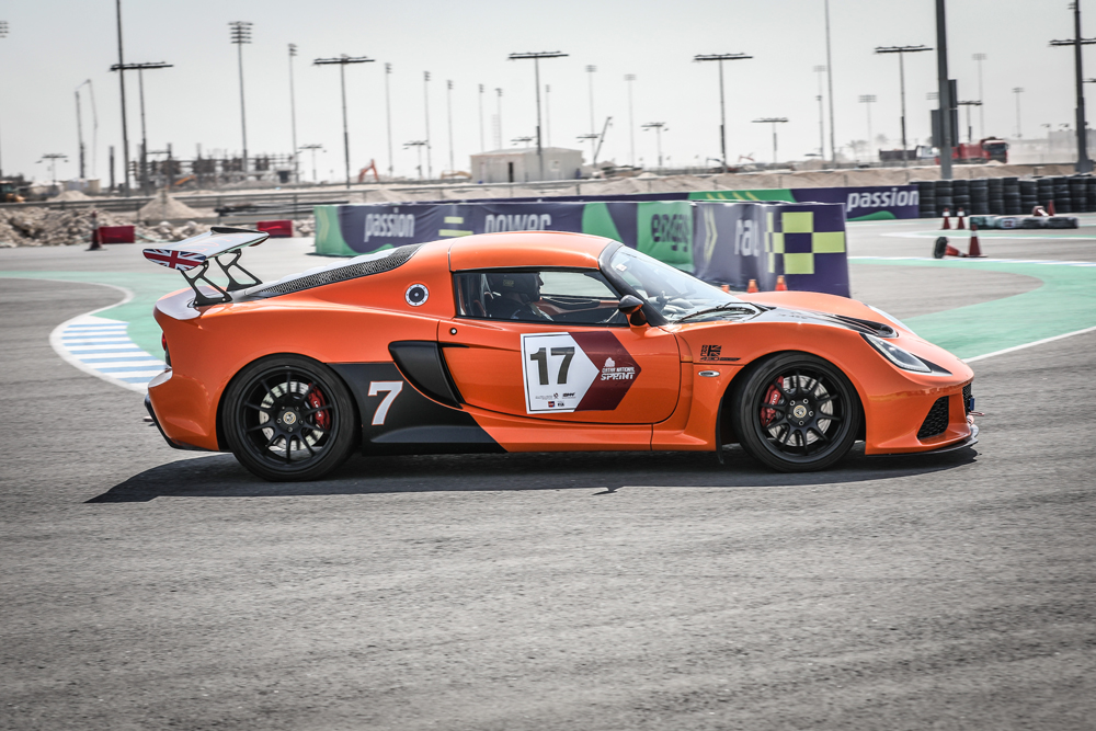 Qatari driver Abdulla Al Ghedaid in action.