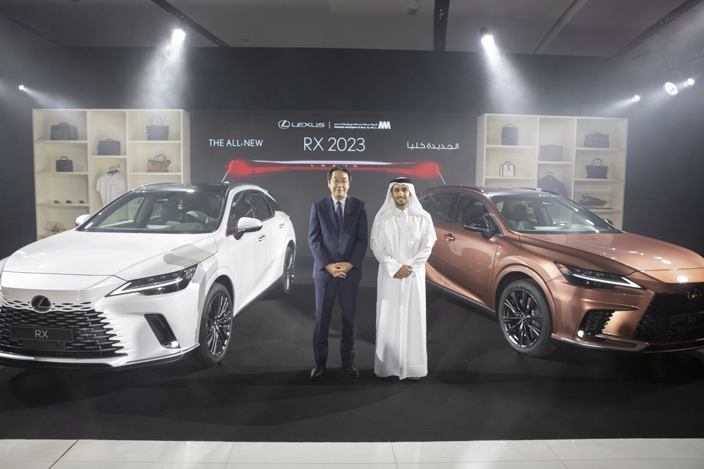 AAB and Lexus International officials at the launch of the all-new RX in Qatar.